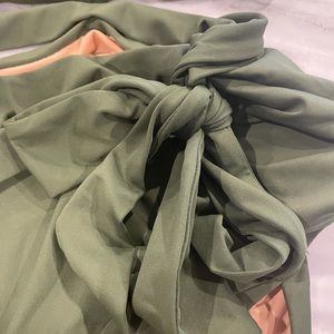 J. Crew High Cut Waist and Tie Front Bikini